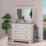 Hanah Home Monte Cómoda Crema y Roble